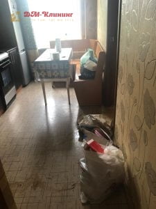 Уборка запущенной квартиры в Москве